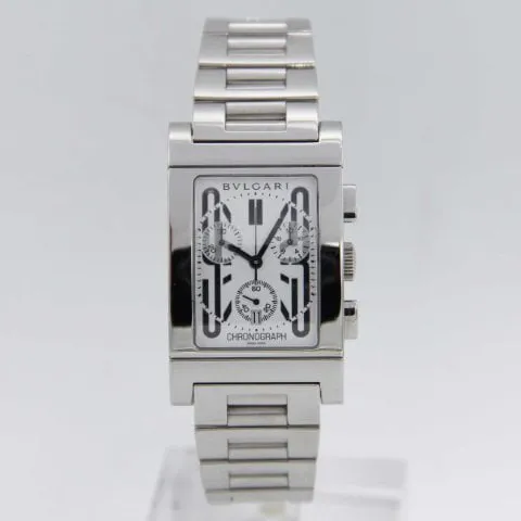 Bulgari Rettangolo RTC 49 S 29mm Stainless steel White