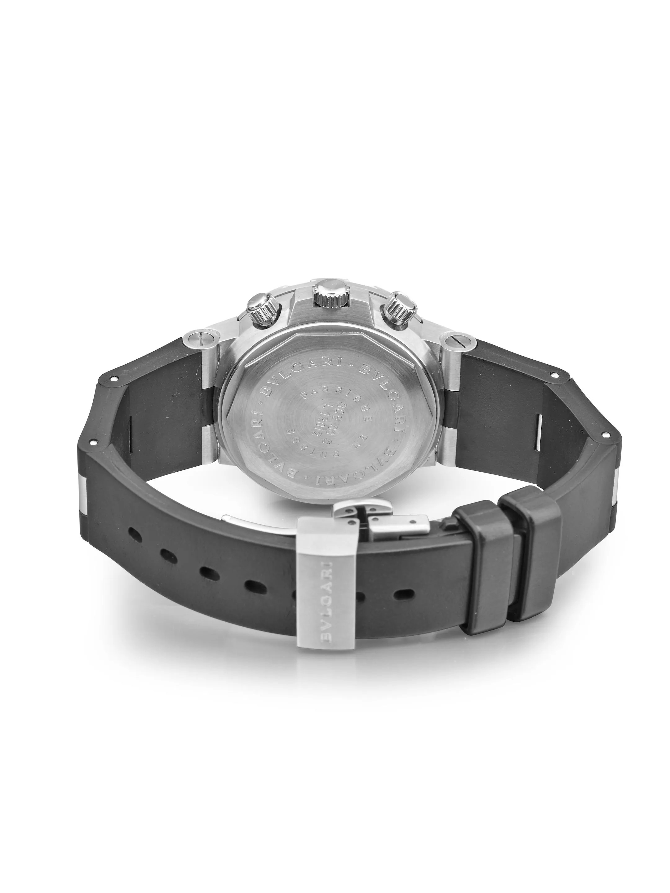 Bulgari Diagono SCB38S 38mm Stainless steel White 1