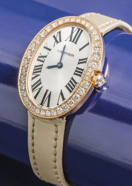 Cartier Baignoire WB520004 32mm Rose gold Silver