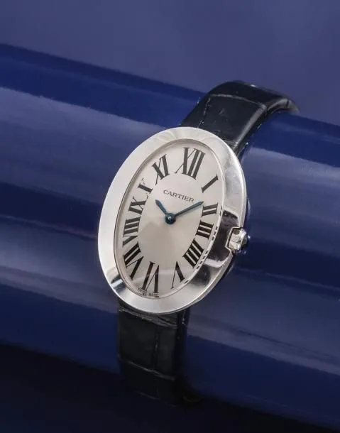 Cartier Mini Baignoire W8000017 32mm White gold Silver