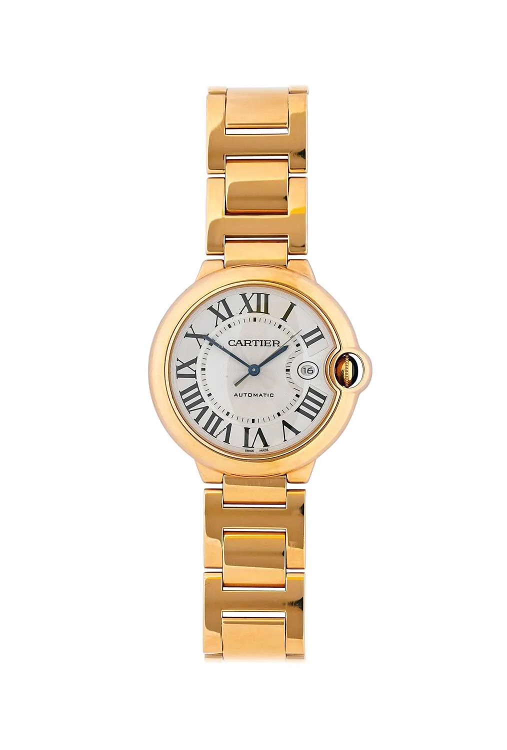 Cartier Ballon Bleu 2999 42mm Rose gold Silver