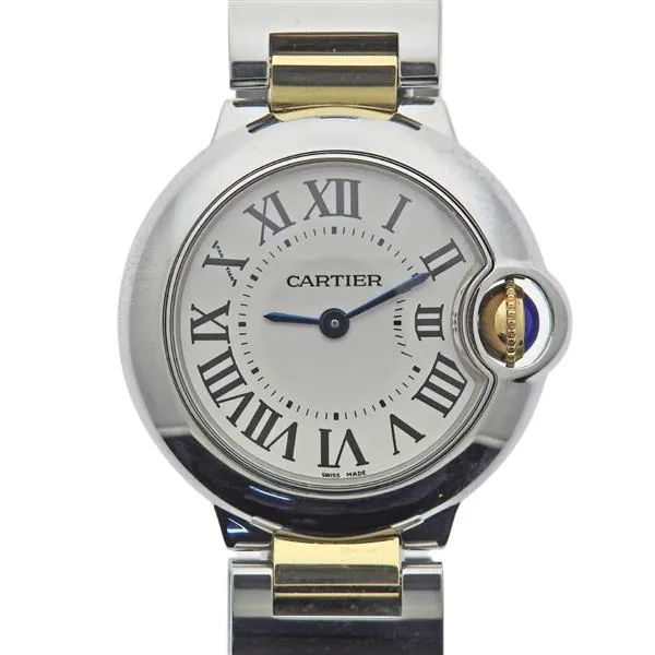 Cartier Ballon Bleu 3009 28mm Yellow gold and Stainless steel