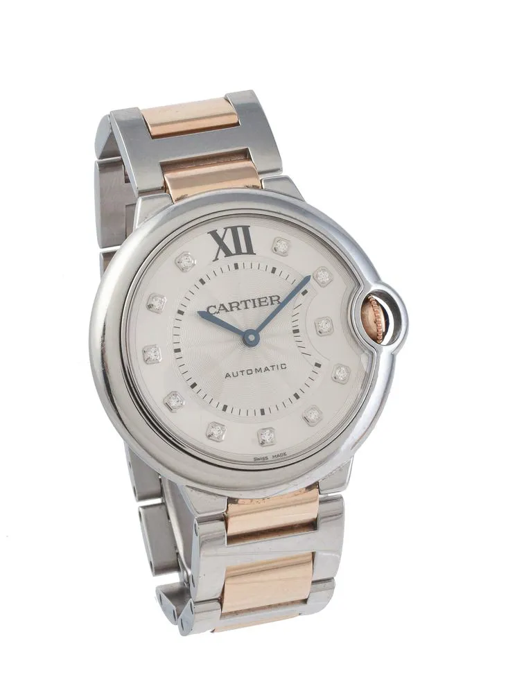 Cartier Ballon Bleu 3284 36mm Stainless steel Mother-of-pearl