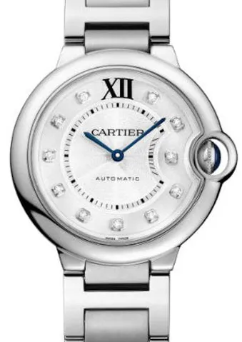 Cartier Ballon Bleu 3284 36mm Stainless steel Silver