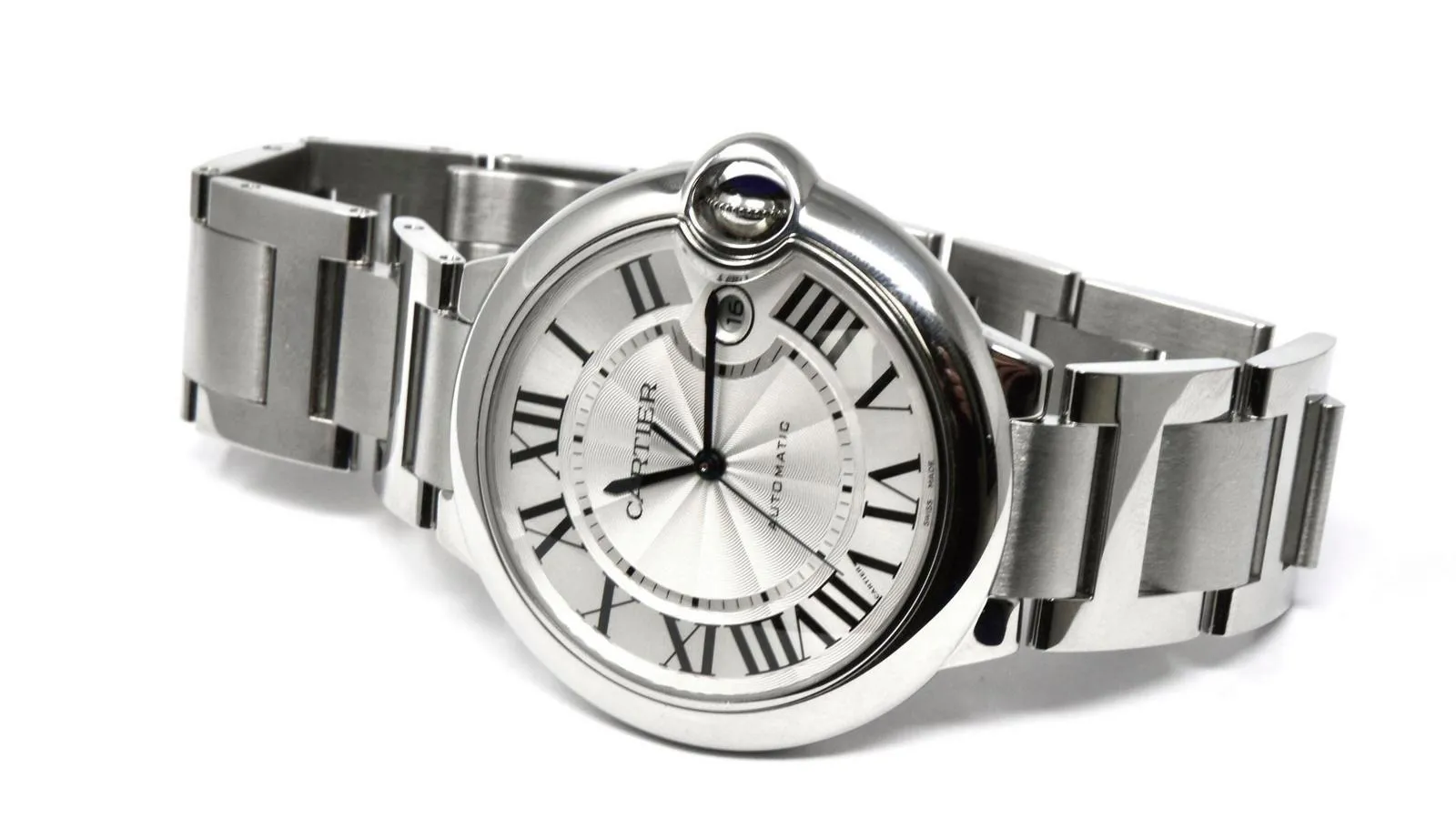 Cartier Ballon Bleu 3765 44mm Stainless steel Silver