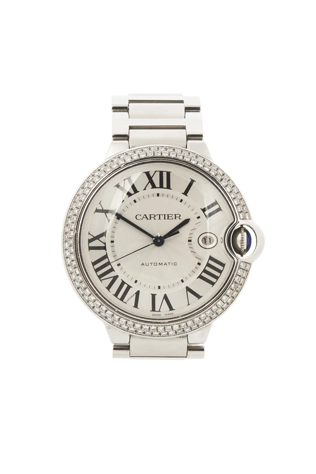 Cartier Ballon Bleu 42mm W69012Z4 Stainless steel Silver