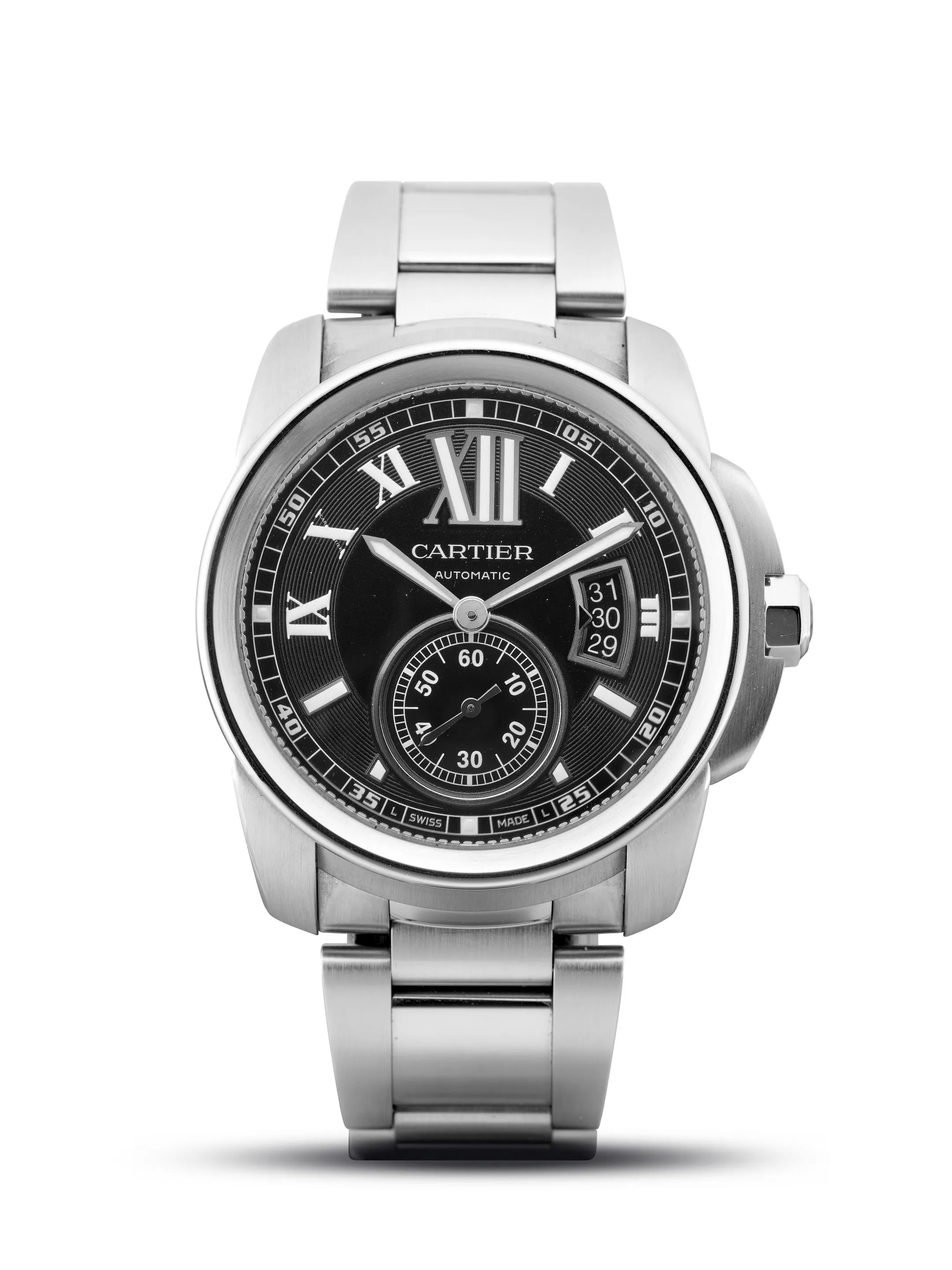 Cartier Calibre de Cartier 3389 42mm Stainless steel Black