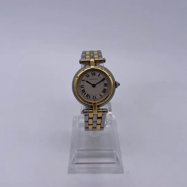 Cartier Cougar 166920 24mm Yellow gold and Stainless steel White