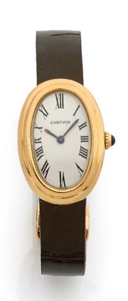 Cartier OVAL Yellow gold White