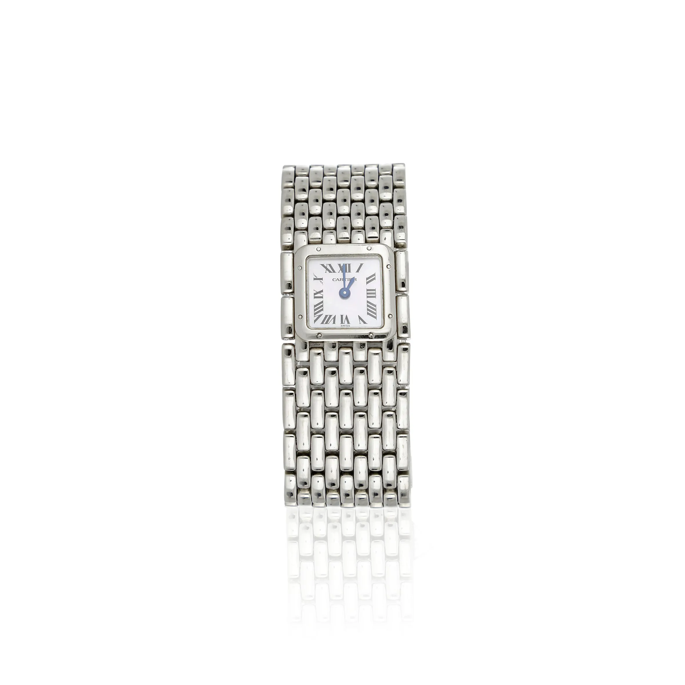 Cartier Panthère Ruban 2420 22mm Stainless steel White