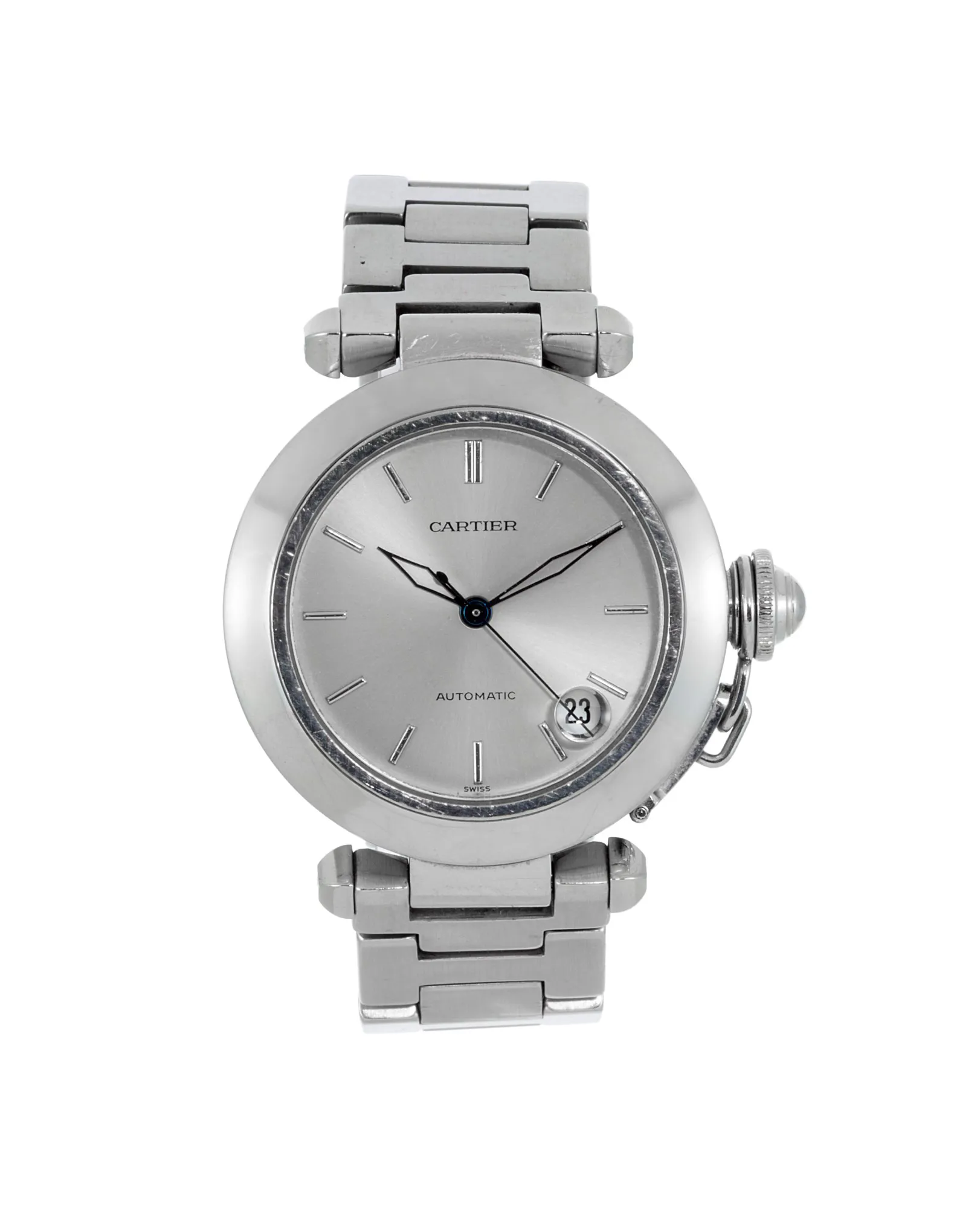 Cartier Pasha 1031 35mm Stainless steel Silver