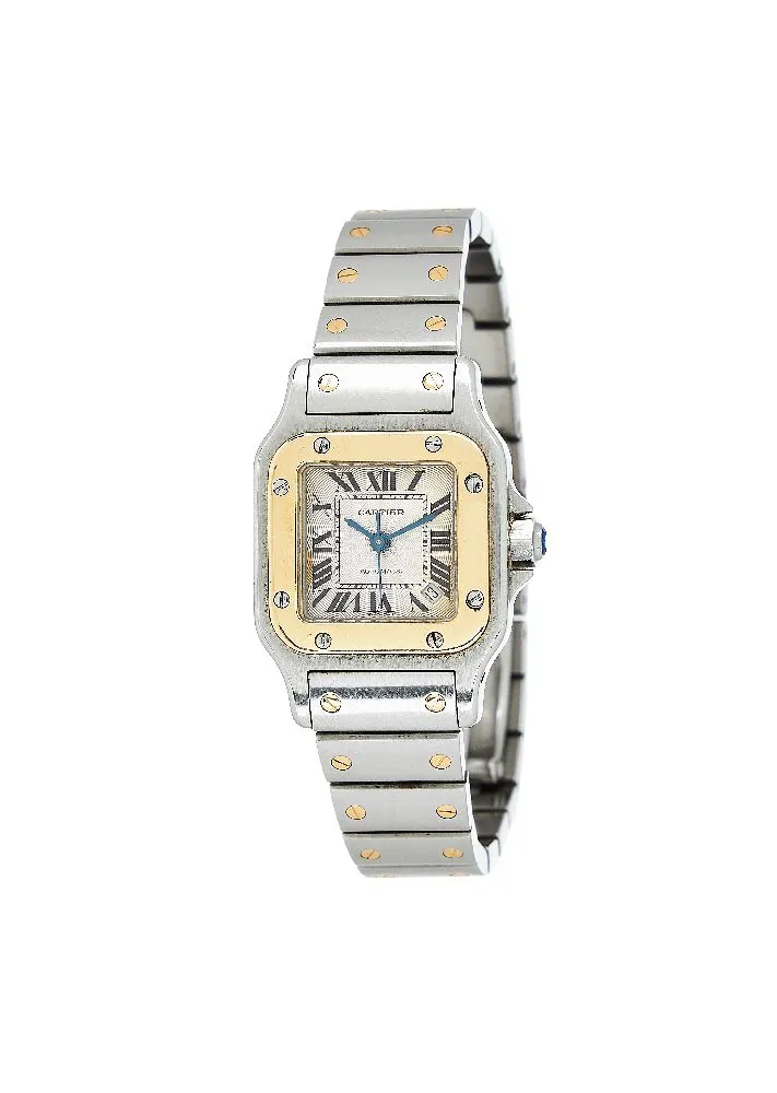 Cartier 2423 24mm Yellow gold and Stainless steel Silver