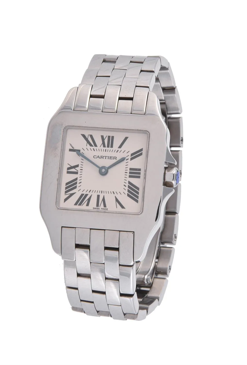 Cartier Santos Demoiselle 2701 26mm Stainless steel White