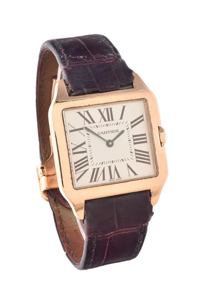 Cartier Santos 2788 30mm Yellow gold White