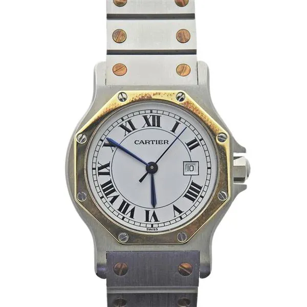 Cartier Santos 2966 30mm Yellow gold and Stainless steel