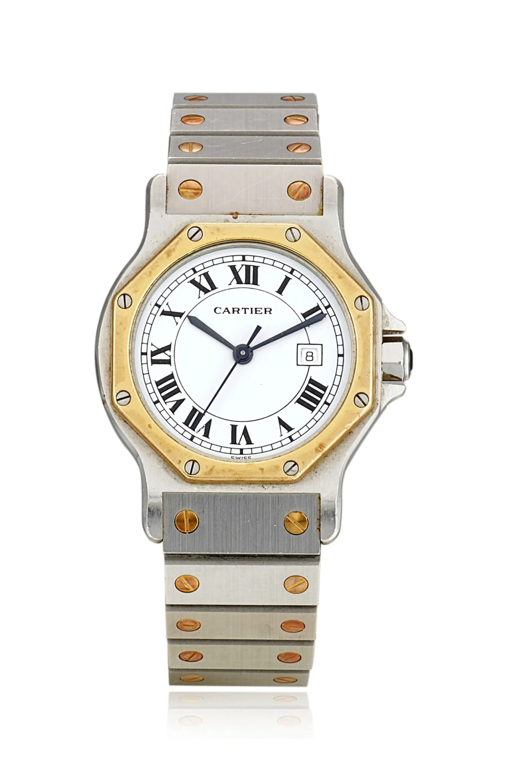 Cartier Santos 2966 31mm Stainless steel Silver