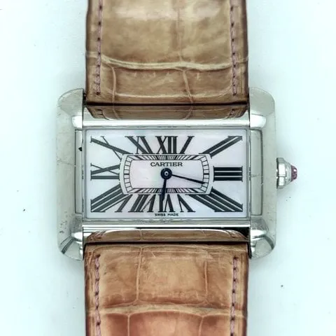 Cartier Tank 2600 38mm Stainless steel Mother-of-pearl