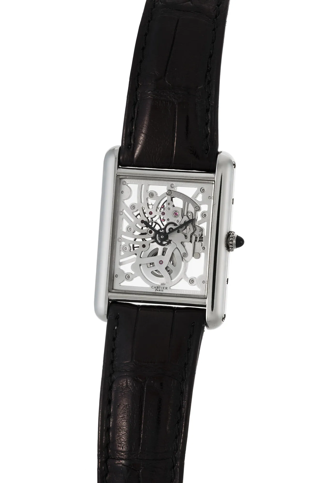 Cartier Tank 2671 29mm Platinum Skeletonized