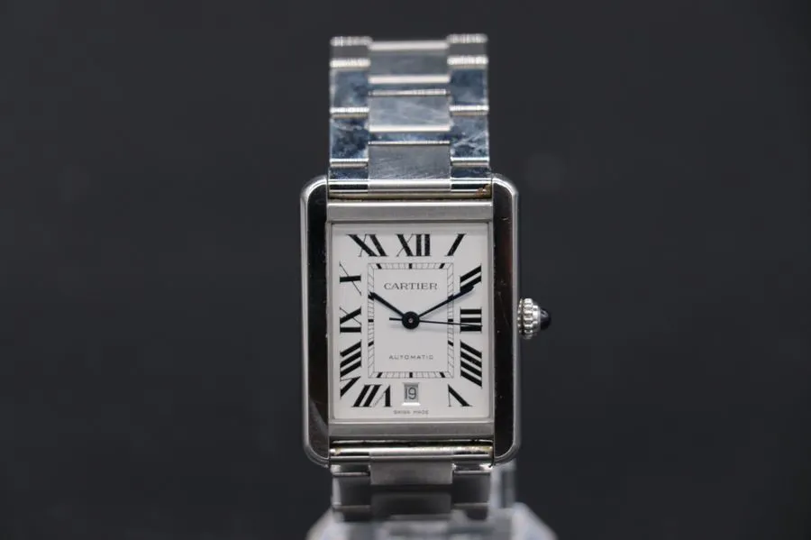 Cartier Tank 3800 31mm Stainless steel Gray