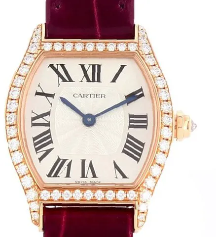 Cartier Tortue WA501006 30mm Rose gold Silver