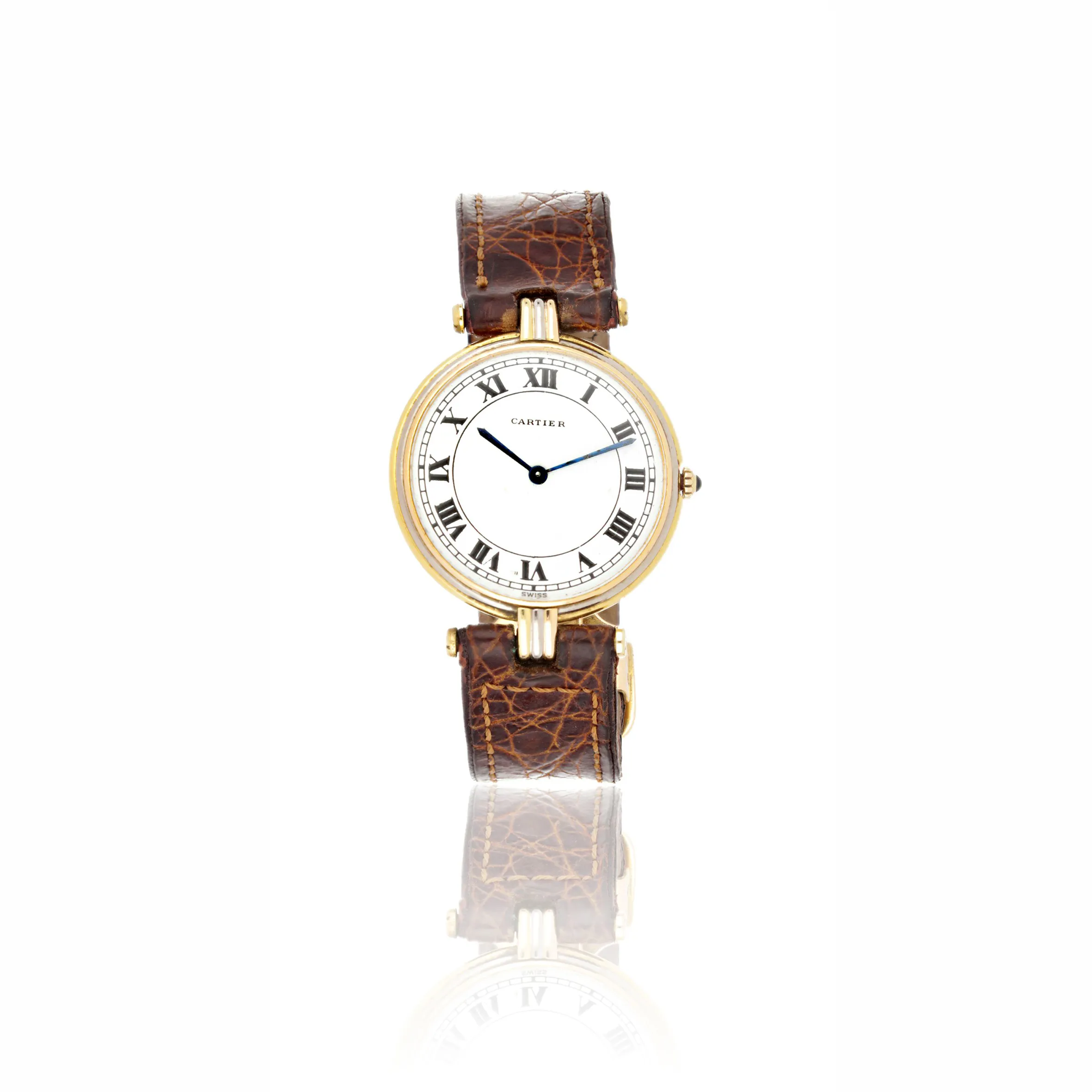 Cartier Trinity 881003 30mm Rose gold and Yellow gold White