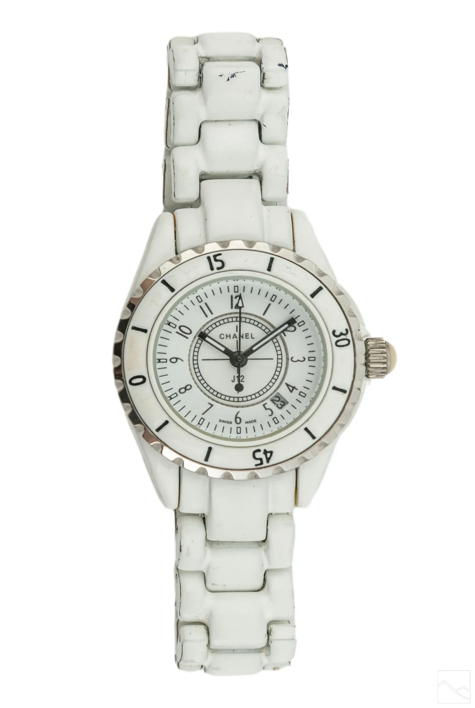 Chanel J12 H0970 38mm Stainless steel White