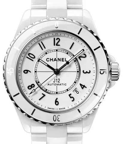 Chanel J12 H5700 38mm White ceramic White