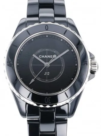 Chanel J12 H6346 33mm Black ceramic Black