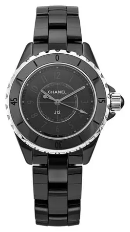 Chanel J12 H6346 33mm Black ceramic Black