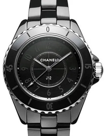 Chanel J12 H6346 33mm Black ceramic Black