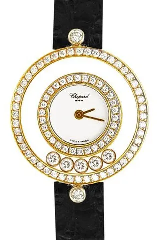 Chopard Happy Diamonds 203957-0001 24mm Yellow gold White