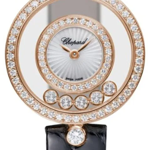 Chopard Happy Diamonds 203957-5214 26mm Rose gold Mother-of-pearl