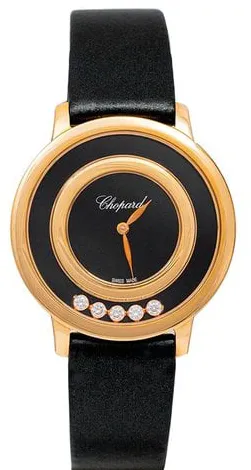 Chopard Happy Diamonds 209429-5102 32mm Black