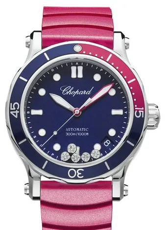 Chopard Happy Diamonds 278587-3002 40mm Steel Blue