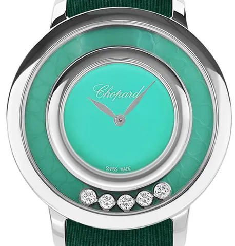 Chopard Happy Diamonds 209429-1107 32mm White gold Green