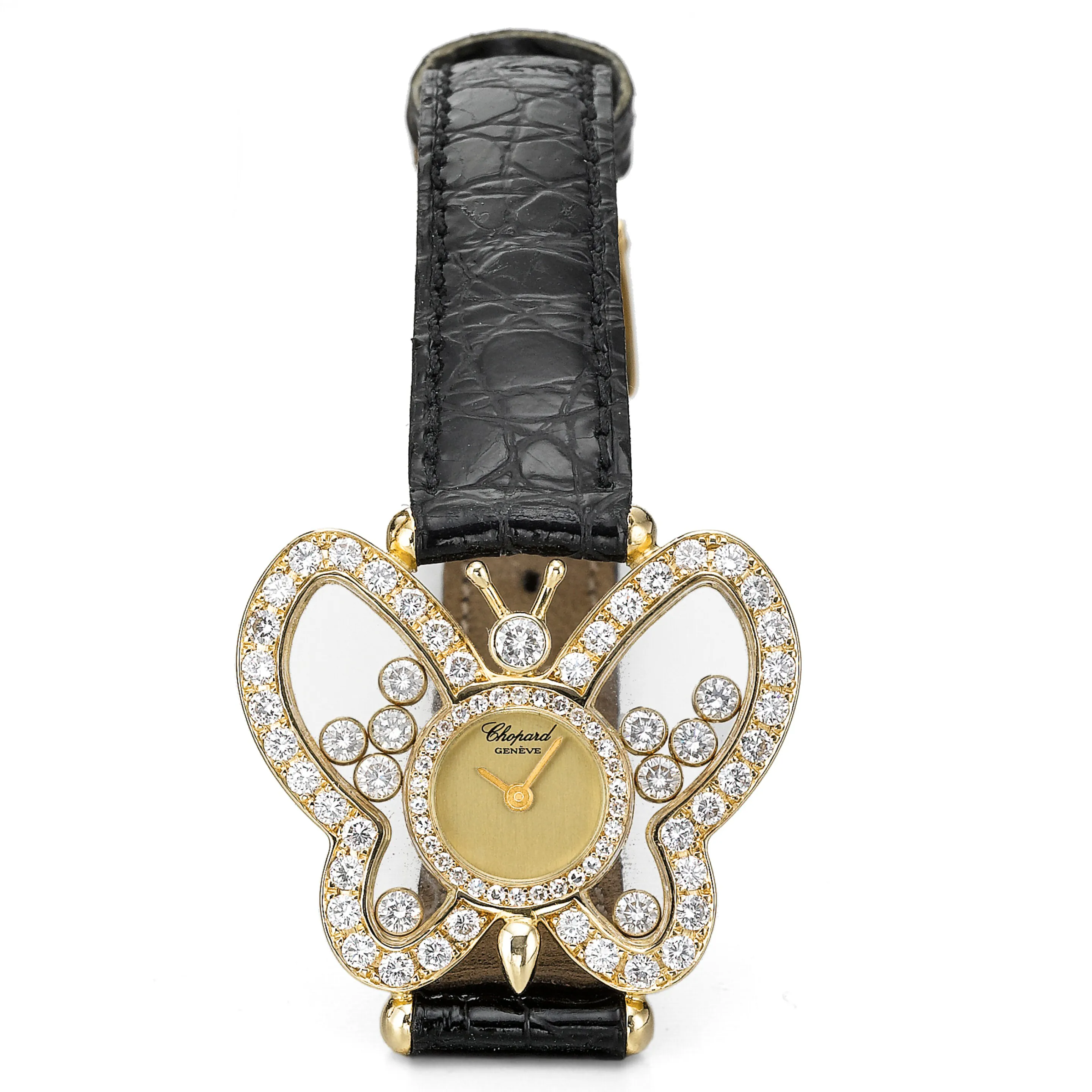 Chopard Happy Diamonds 25mm Yellow gold Gilt dial