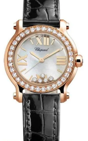 Chopard Happy Sport 274189-5005 30mm Rose gold Mother-of-pearl