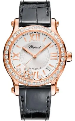 Chopard Happy Sport 274808-5003 36mm Rose gold Silver