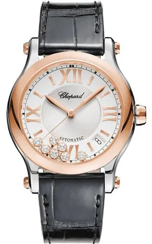 Chopard Happy Sport 278559-6001 36mm Yellow gold and Stainless steel Silver