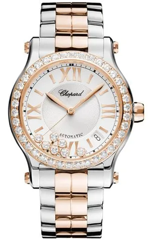 Chopard Happy Sport 278559-6004 36mm Yellow gold and Stainless steel Silver