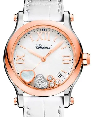 Chopard Happy Sport 278582-6009 36mm Yellow gold and Stainless steel Mother-of-pearl