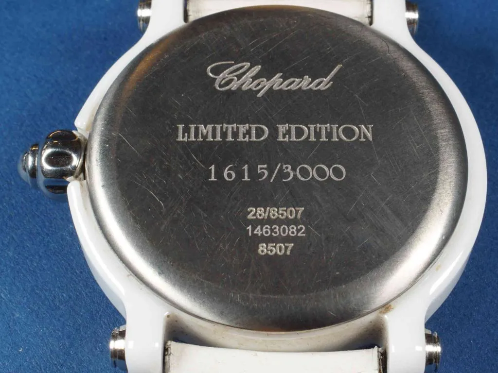 Chopard Happy Sport 28/8507 38mm Ceramic and Stainless steel White 3