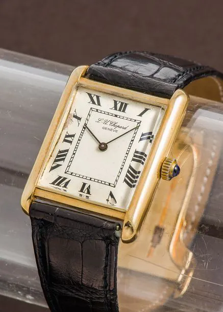 Chopard Tank 25mm Yellow gold Silver