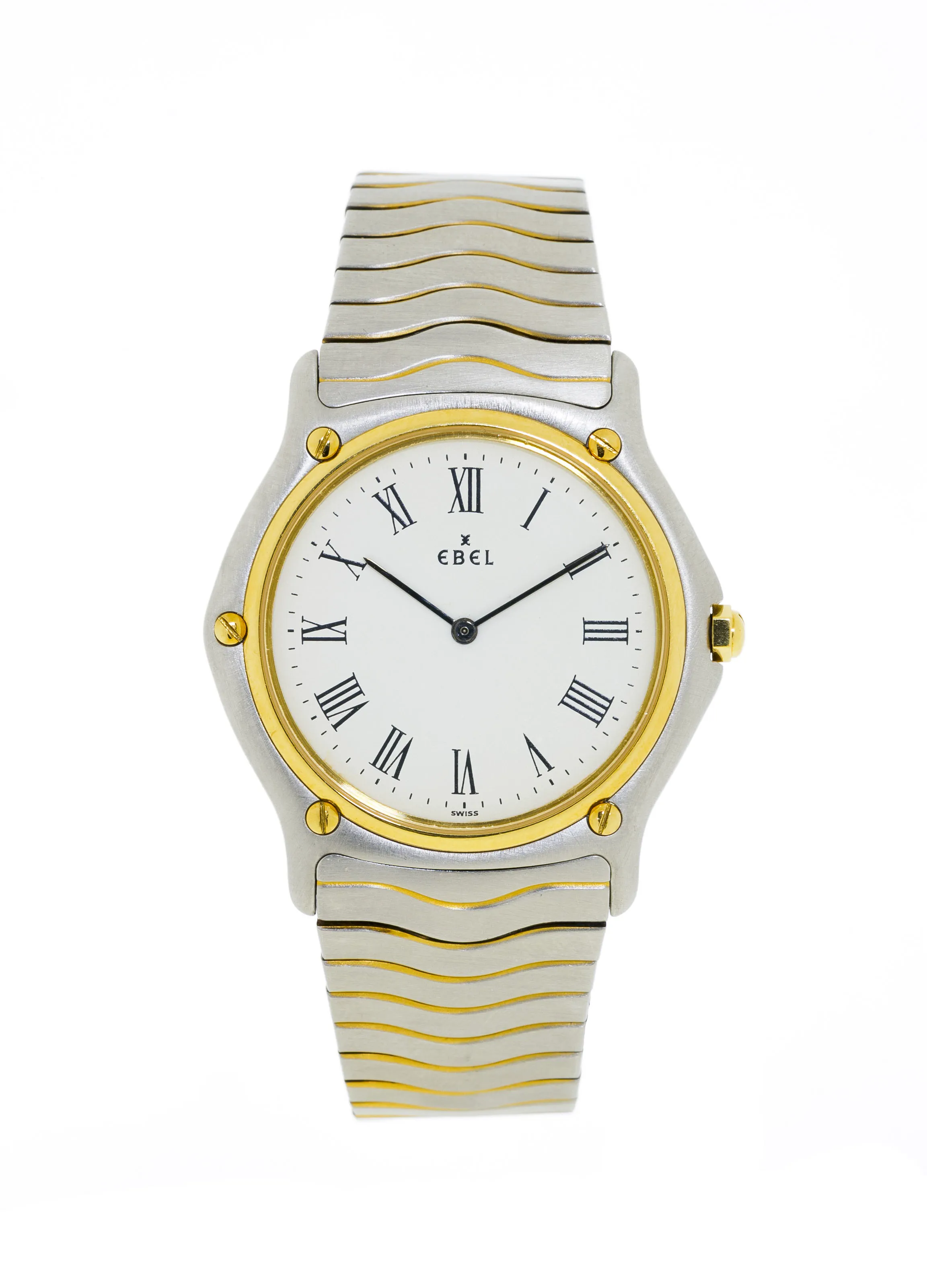 Ebel Classic 181903 36mm Yellow gold and stainless steel White