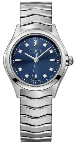 Ebel Wave 1216315 30mm Steel Blue