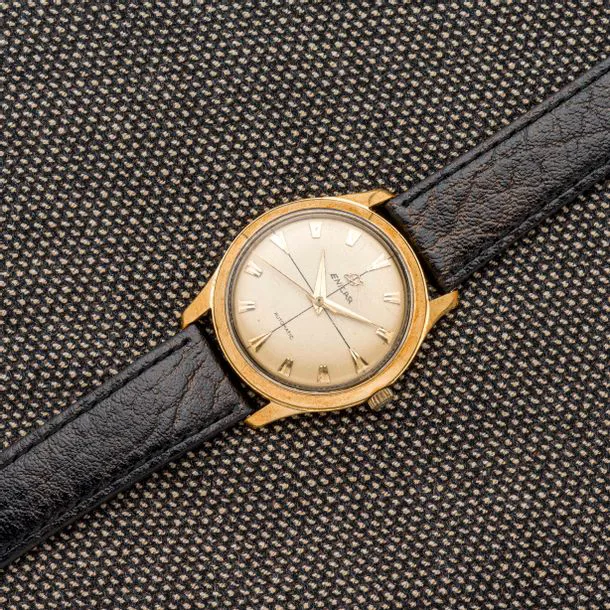 Enicar Sherpa 34mm Yellow gold Champagne 2