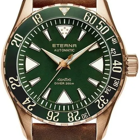 Eterna Kontiki 1291.78.51.1430 44mm Bronze Green