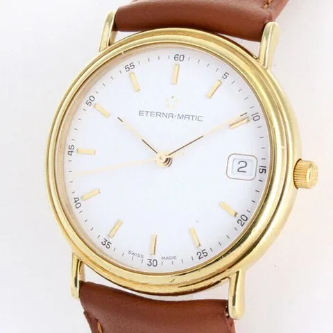 Eterna Eterna-Matic 33mm Yellow gold and Stainless steel White