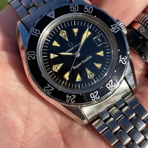 Eterna Super Kontiki 130 IPT 40mm Stainless steel Black