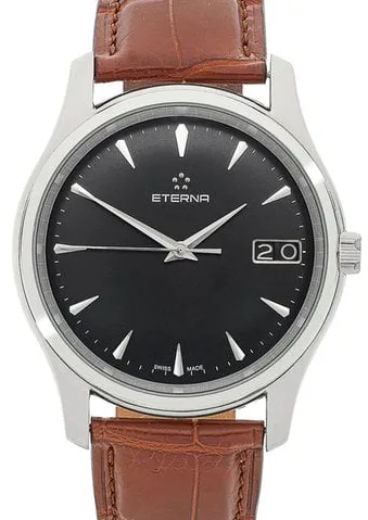 Eterna Heritage 7630.41.50.1186 42mm Stainless steel Black